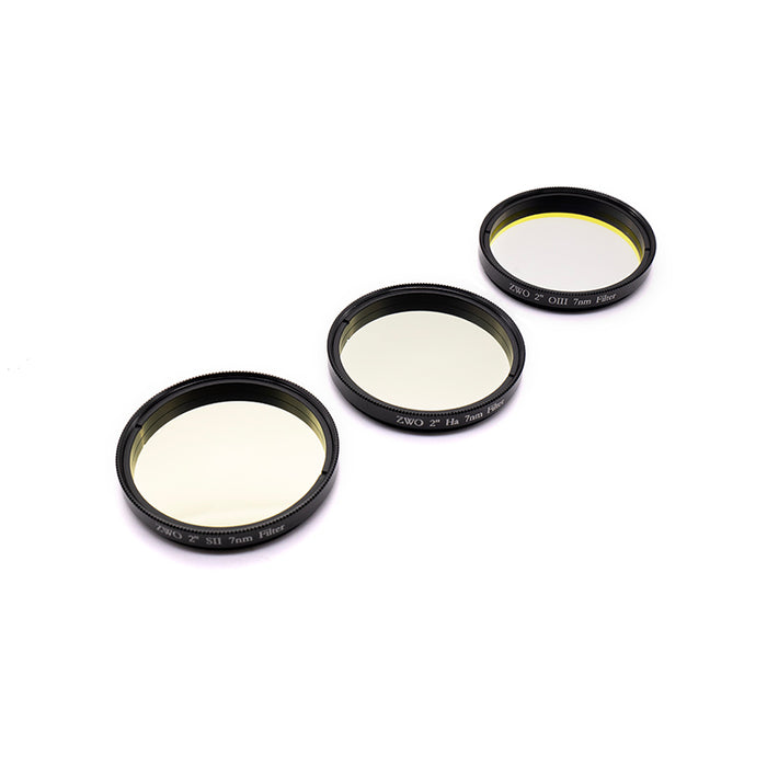 ZWO Narrowband Filter Set - 7nm H-alpha, OIII & SII