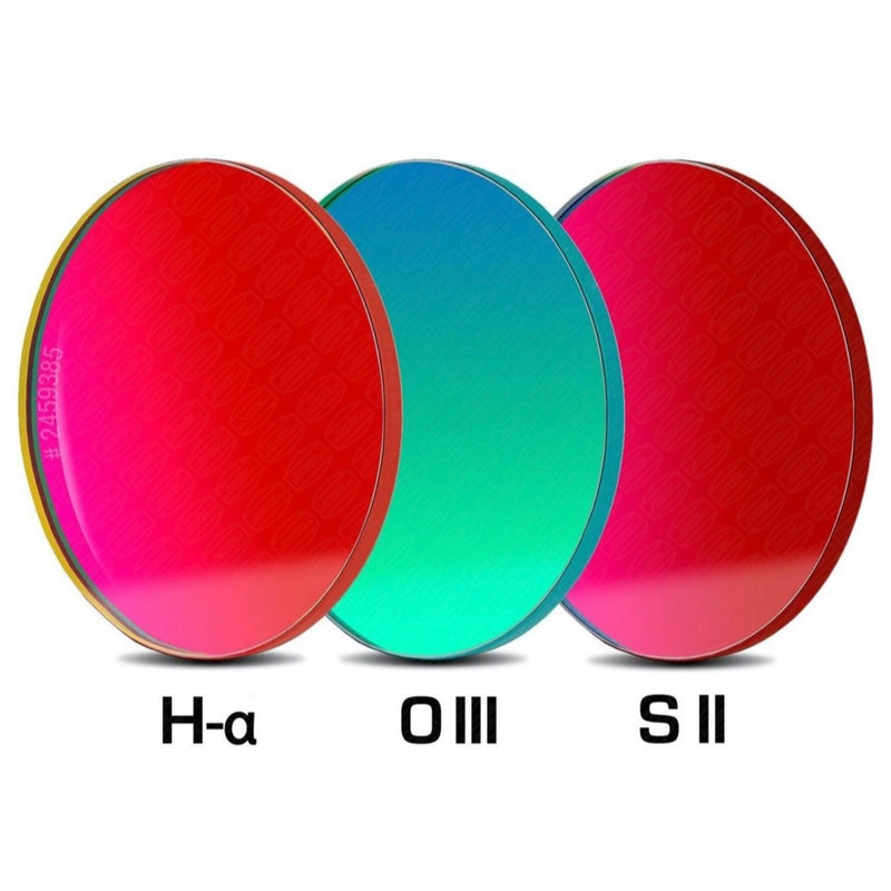 Baader 3.5/4nm f/2 Ultra-Highspeed Filter Set - CMOS-Optimized H-alpha/O-III/S-II
