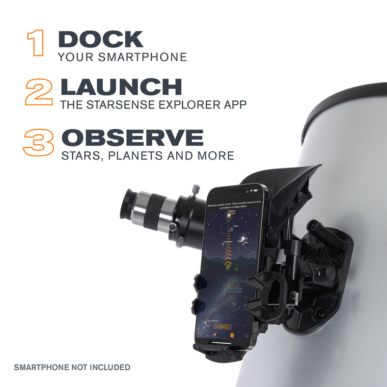 Télescope Dobsonien compatible avec l'application pour smartphone Celestron StarSense Explorer 12"