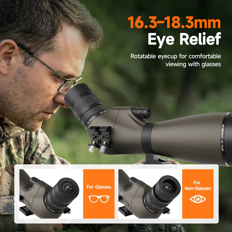 SVBONY SV29 25-75x80 Spotting Scope