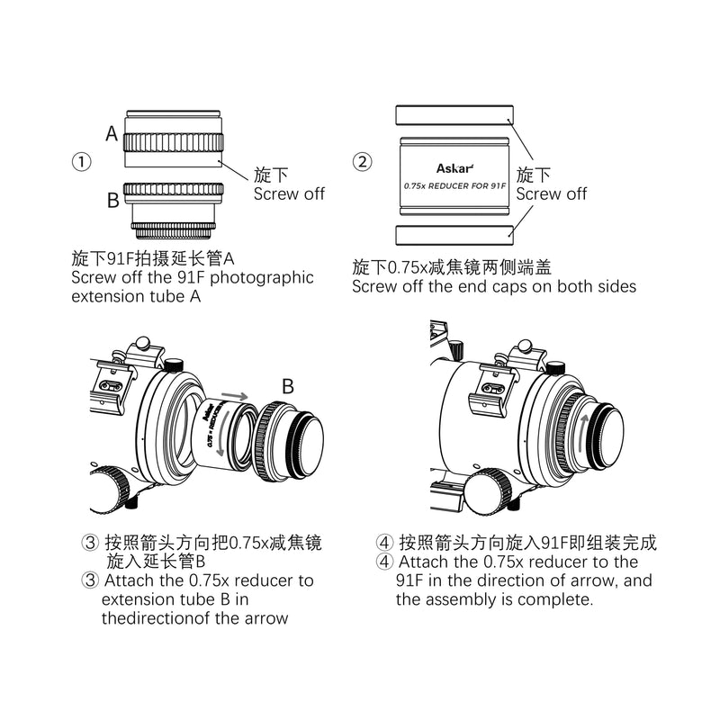 Askar 91F 0.75x Reducer