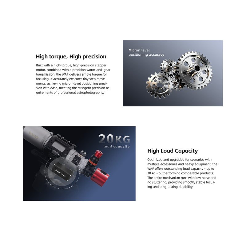 Askar Worm-and-Gear Automatic Telescope Focuser (WAF)