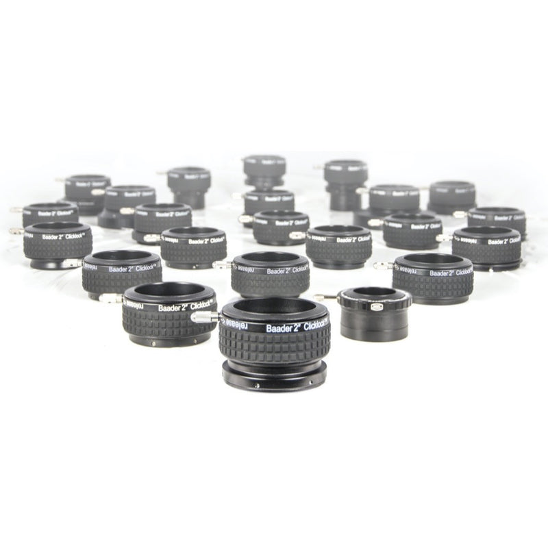Baader ClickLock Eyepiece Clamps - from T-2 to 4.1"