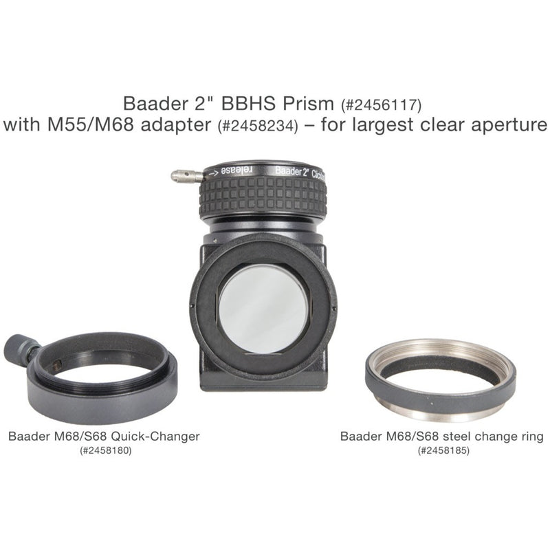 Baader Renvoi Coudé avec Prisme Zeiss Spec et Revêtement BBHS - ClickLock 2"