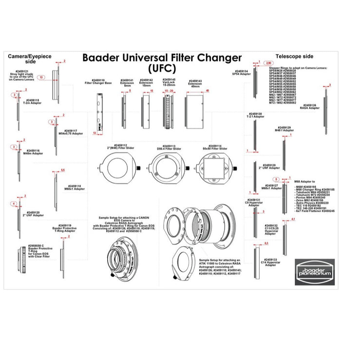 Baader Universal Filter Changer (UFC) Base