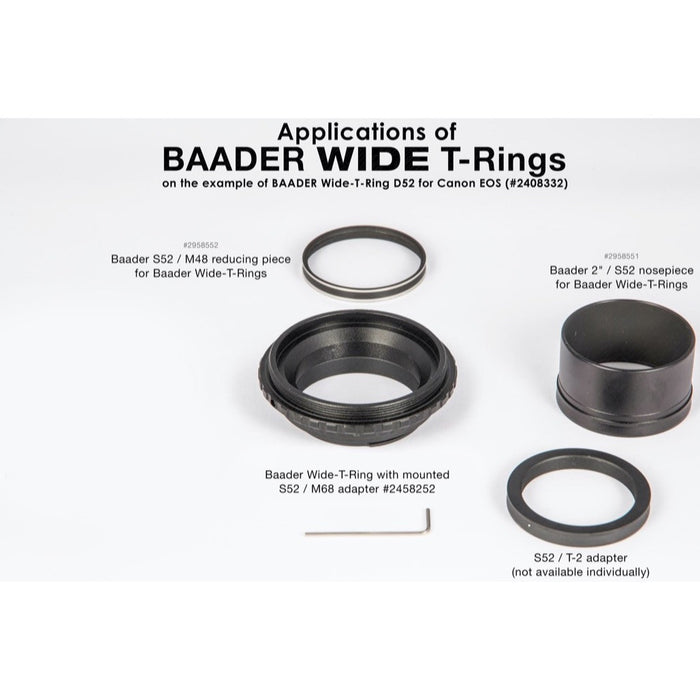 Baader Wide T-Ring Canon EOS - T-2 & S52