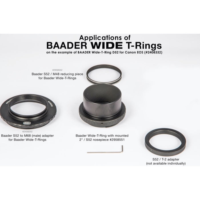 Baader Wide T-Ring Canon EOS - T-2 & S52