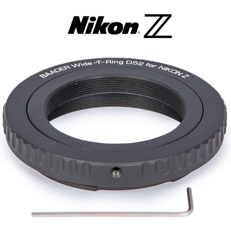 Baader Grande Bague Adaptatrice T Nikon Z - T-2 et S52