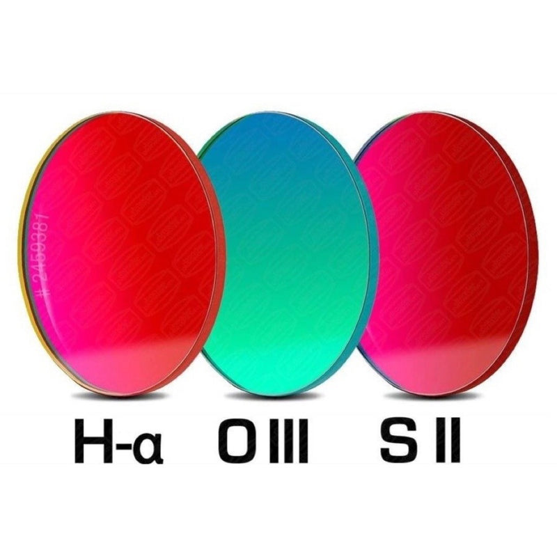 Baader 3.5/4nm f/2 Ultra-Highspeed Filter Set - CMOS-Optimized H-alpha/O-III/S-II
