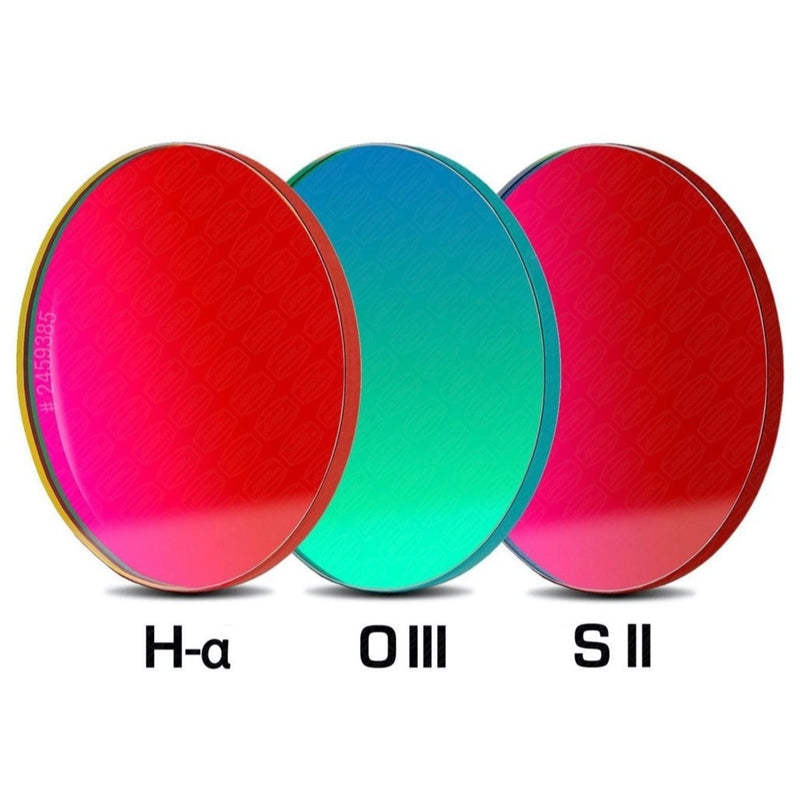 Baader 3.5/4nm f/2 Ultra-Highspeed Filter Set - CMOS-Optimized H-alpha/O-III/S-II
