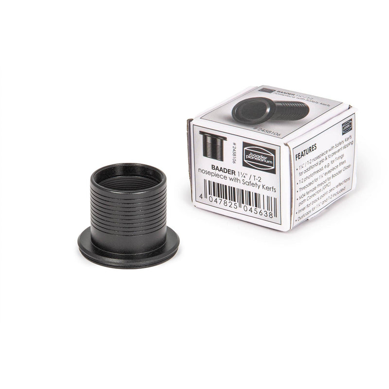 Baader Planetarium 1.25" Nosepiece to T-2a – with Safety-Kerf