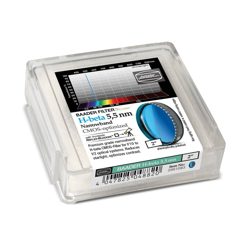 Baader Planetarium H-Beta Narrowband-Filter (5.5nm) – CMOS-optimized