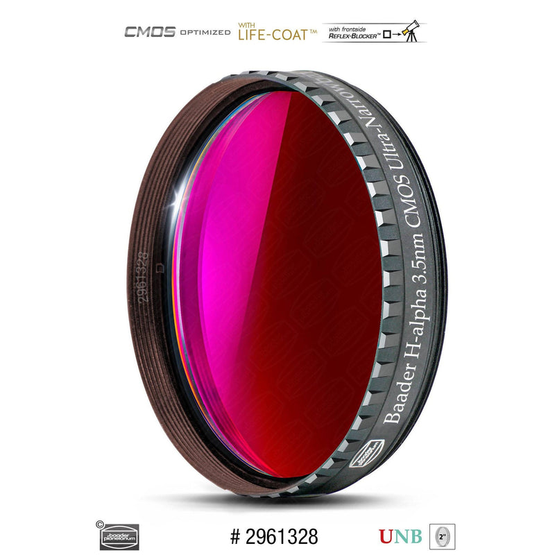 Baader Planetarium Baader H-alpha 2" Ultra-Narrowband-Filter (3.5nm) – CMOS-optimized