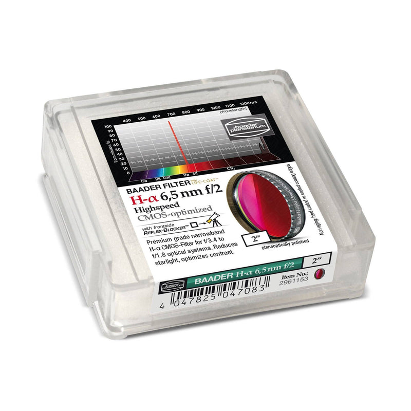 Baader Planetarium H-alpha f/2 Highspeed-Filter (6.5nm) – CMOS-optimized