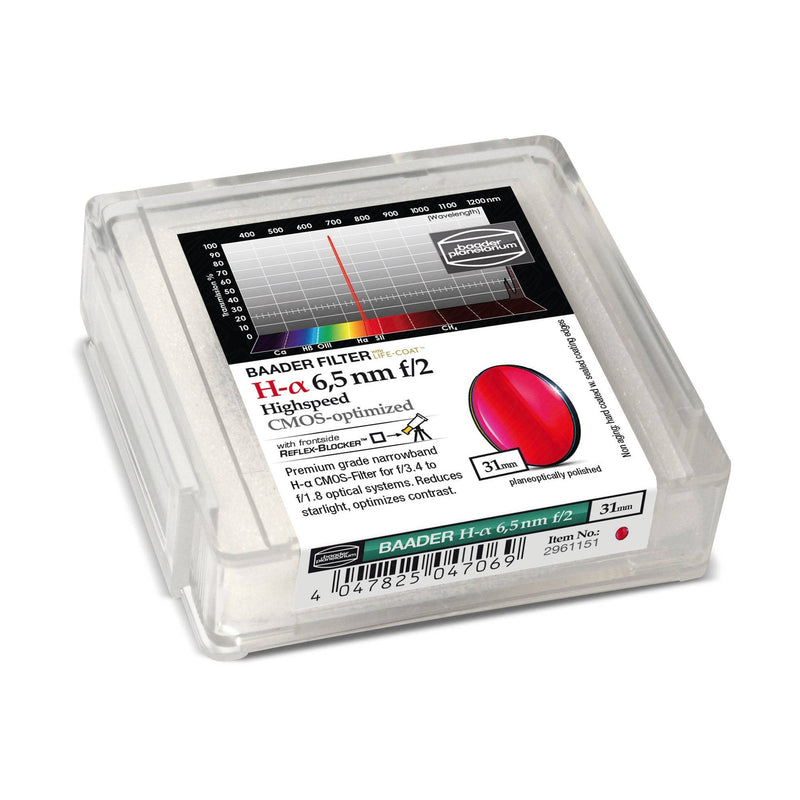 Baader Planetarium H-alpha f/2 Highspeed-Filter (6.5nm) – CMOS-optimized