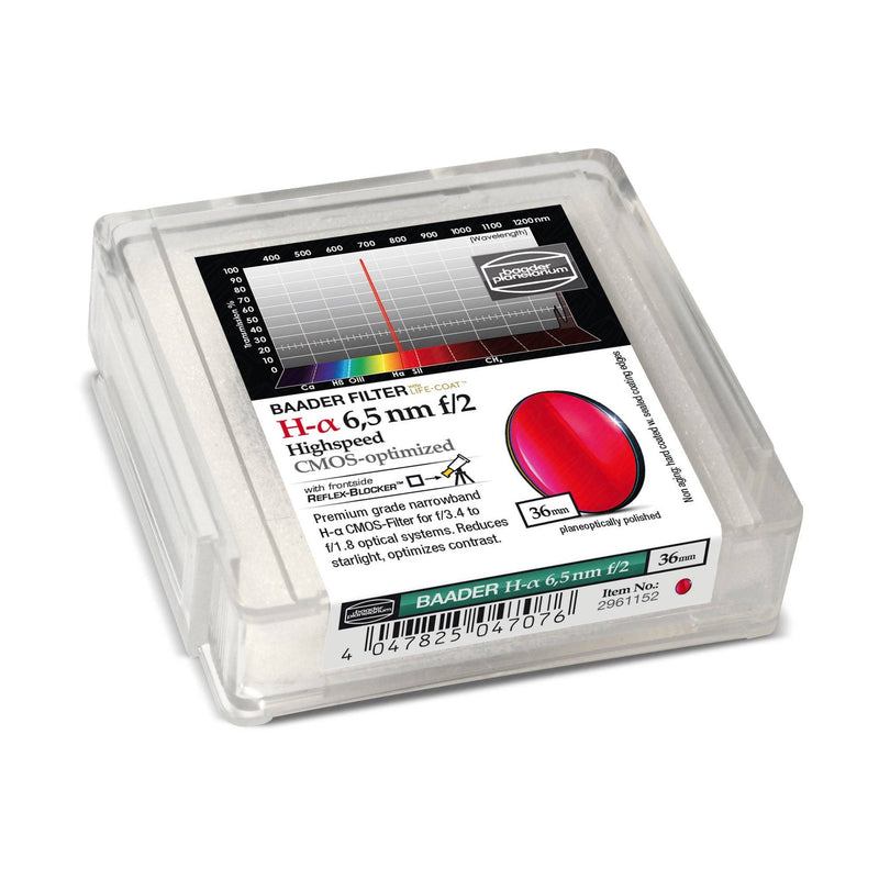 Baader Planetarium H-alpha f/2 Highspeed-Filter (6.5nm) – CMOS-optimized