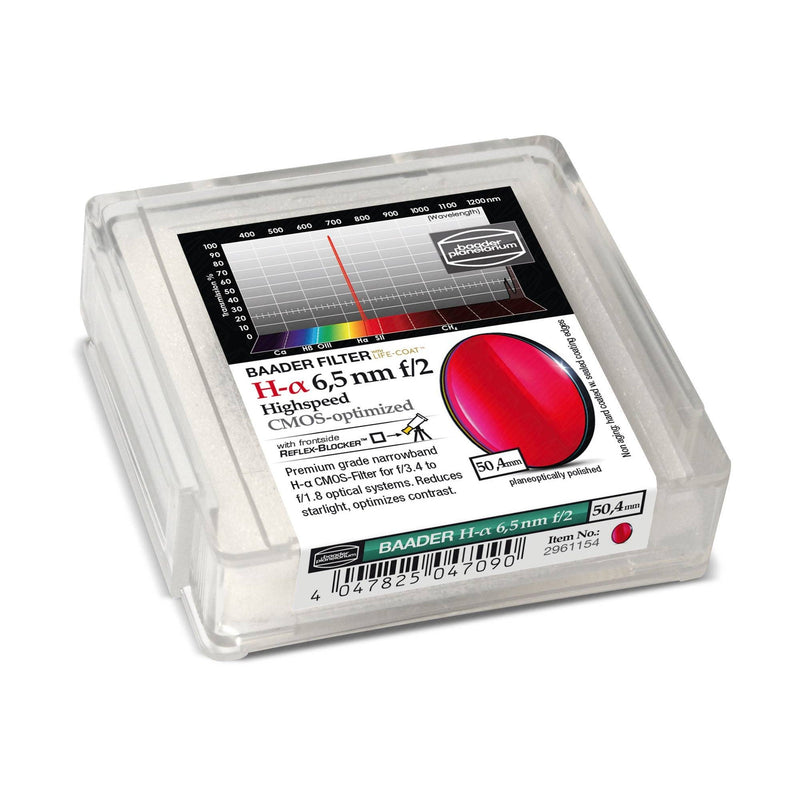 Baader Planetarium H-alpha f/2 Highspeed-Filter (6.5nm) – CMOS-optimized