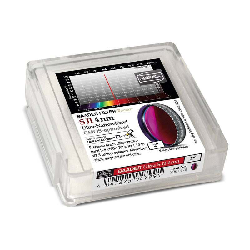 Baader Planetarium S-II Ultra-Narrowband-Filter (4nm) – CMOS-optimized