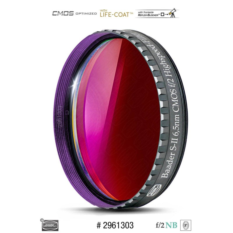 Baader Planetarium Baader S-II 2" f/2 Highspeed-Filter (6.5nm) – CMOS-optimized