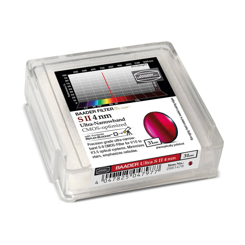 Baader Planetarium S-II Ultra-Narrowband-Filter (4nm) – CMOS-optimized