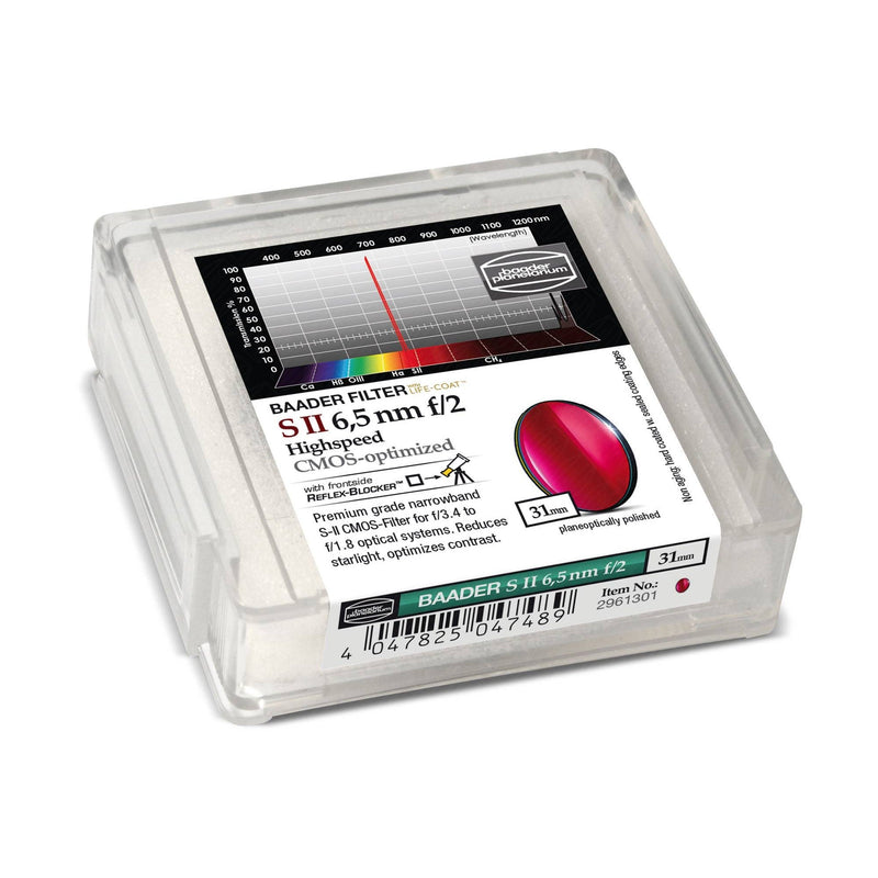 Baader Planetarium S-II f/2 Highspeed-Filter (6.5nm) – CMOS-optimized