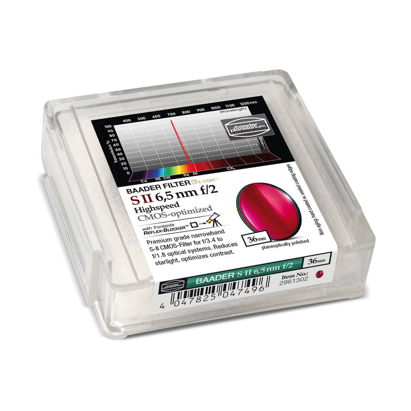 Baader Planetarium S-II f/2 Highspeed-Filter (6.5nm) – CMOS-optimized