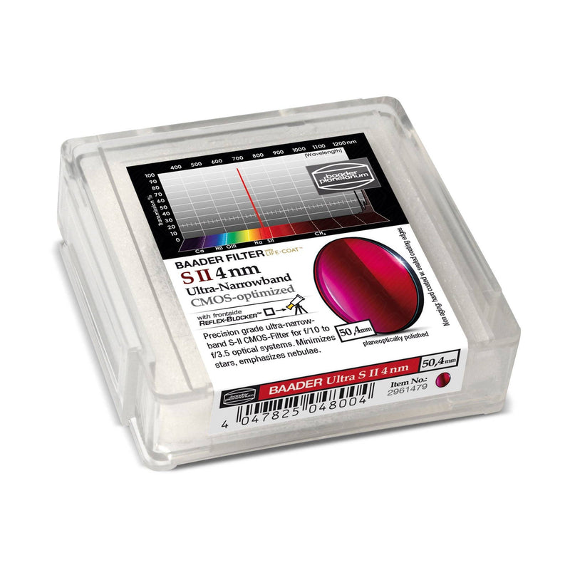 Baader Planetarium S-II Ultra-Narrowband-Filter (4nm) – CMOS-optimized