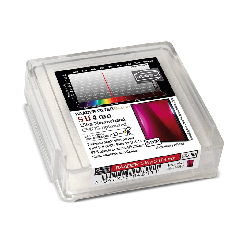 Baader Planetarium S-II Ultra-Narrowband-Filter (4nm) – CMOS-optimized