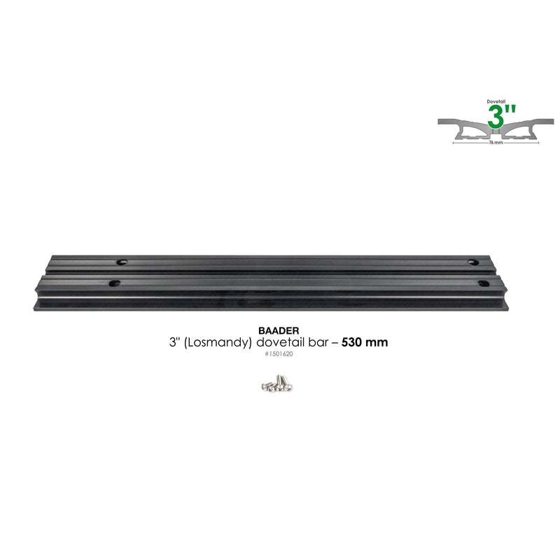 Baader Planetarium Dovetail Bar 3", 530mm (20.5") – for Celestron / Custom builds