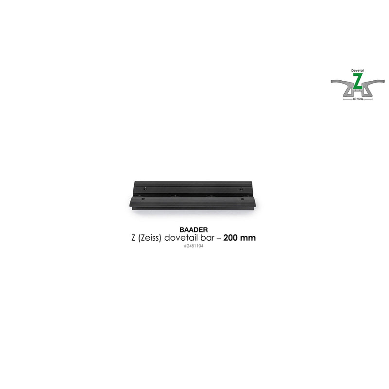 Baader Planetarium Dovetail Bar Z, 200mm (7.9") – for Zeiss/Astro-Physics