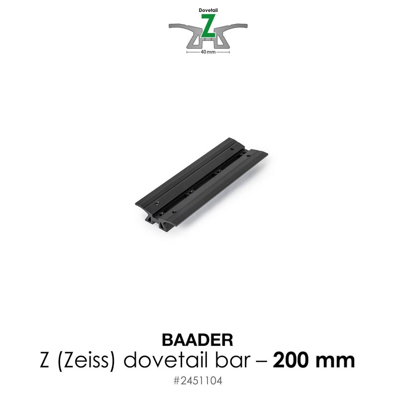 Baader Planetarium Dovetail Bar Z, 200mm (7.9") – for Zeiss/Astro-Physics