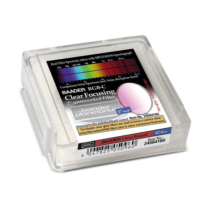 Baader Planetarium Baader FCCT 2" Unmounted Clearglass Filter (Ø 47.4 mm)