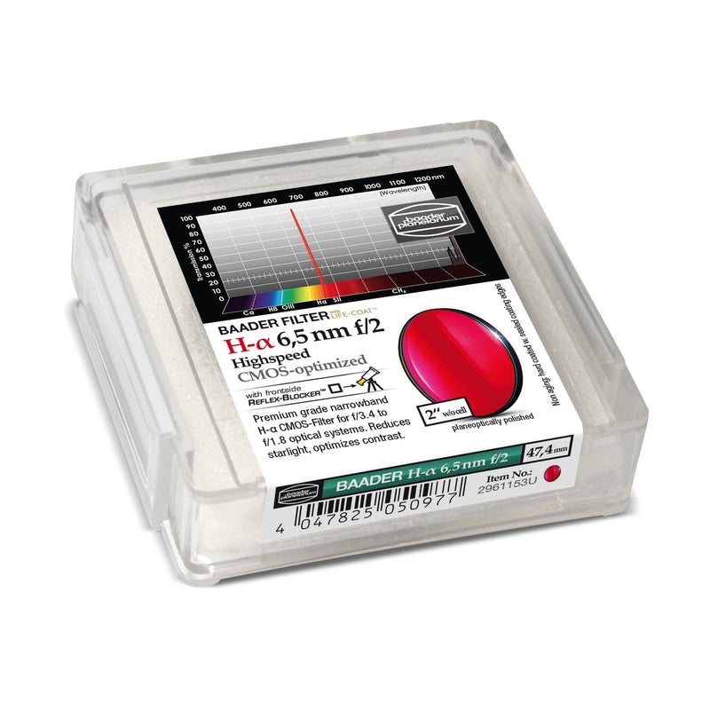 Baader Planetarium H-alpha f/2 Highspeed-Filter (6.5nm) – CMOS-optimized