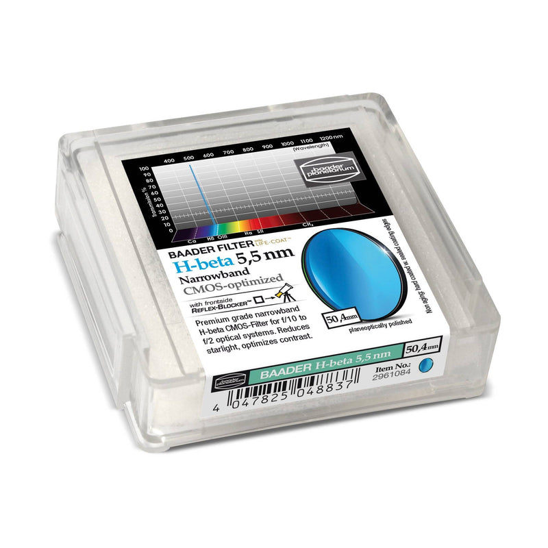 Baader Planetarium H-Beta Narrowband-Filter (5.5nm) – CMOS-optimized
