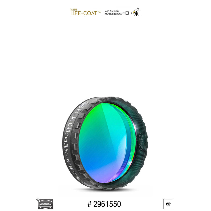 Baader Planetarium O-III 1.25" Super-G Filter (9nm) - CMOS optimiert