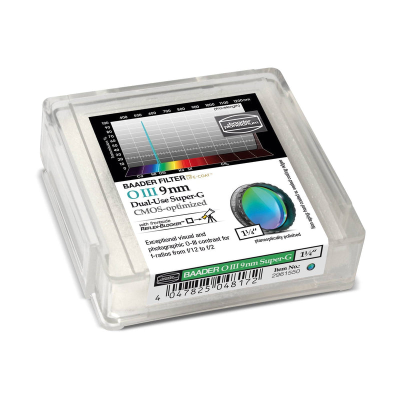 Baader Planetarium O-III Super-G Filter (9nm) – CMOS-optimized