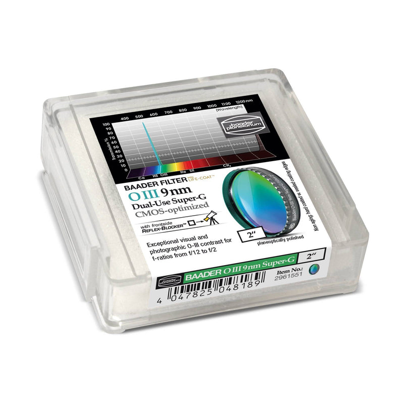 Baader Planetarium O-III Super-G Filter (9nm) – CMOS-optimized