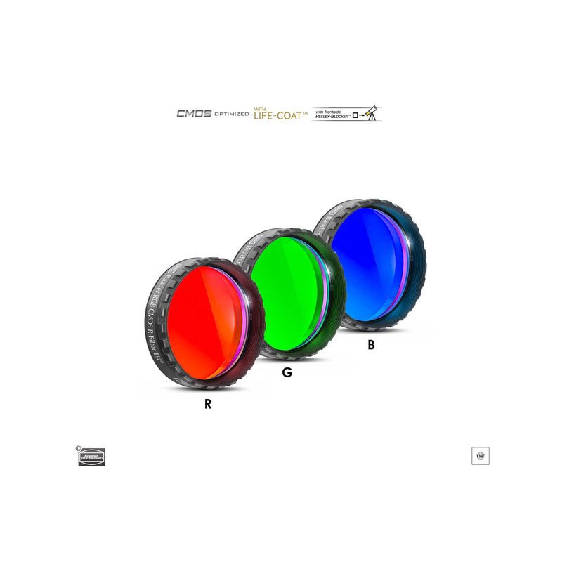 Baader Planetarium RGB Filter Set 1.25" – CMOS-optimized