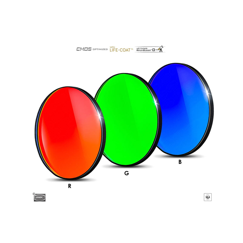 Baader Planetarium RGB Filter Set 31mm – CMOS-optimized