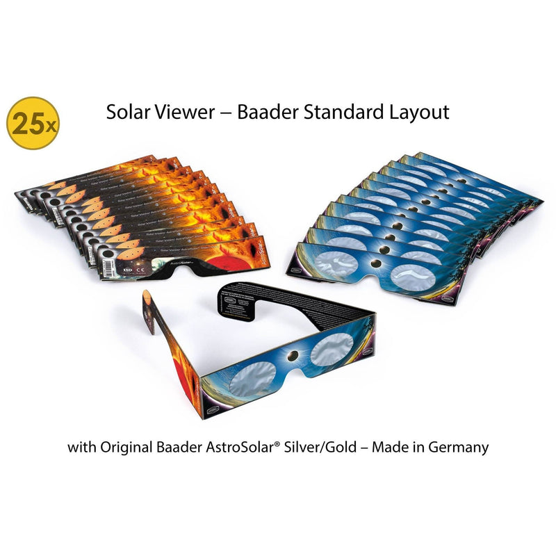 Baader Planetarium Solar / Eclipse Viewer AstroSolar® Silver/Gold (25 pcs)