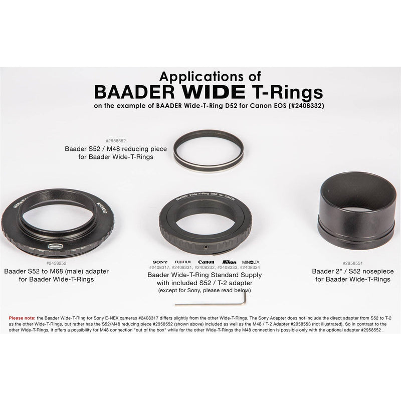 Baader Planetarium Baader Wide-T-Ring for Leica, Sigma, & Panasonic L-Mount