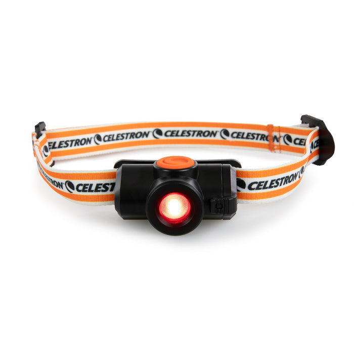 Celestron Lampe frontale vision nocturne rouge