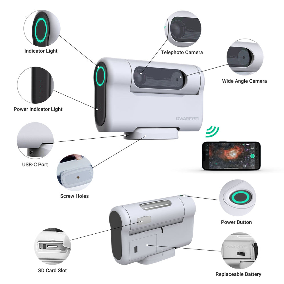 DwarfLab DWARF II Smart Telescope DEMO — David Astro