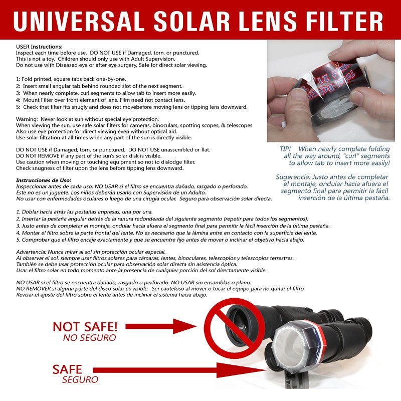 Daystar Universal Lens Filter