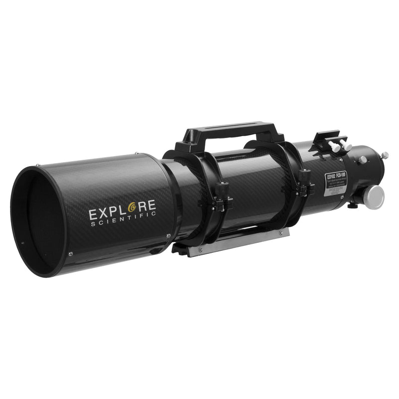 Explore Scientific ED102-FCD100 Series Air-Spaced Triplet Telescope in Carbon Fiber + iEXOS-100-02 PMC-Eight Equatorial Tracker (Bundle)