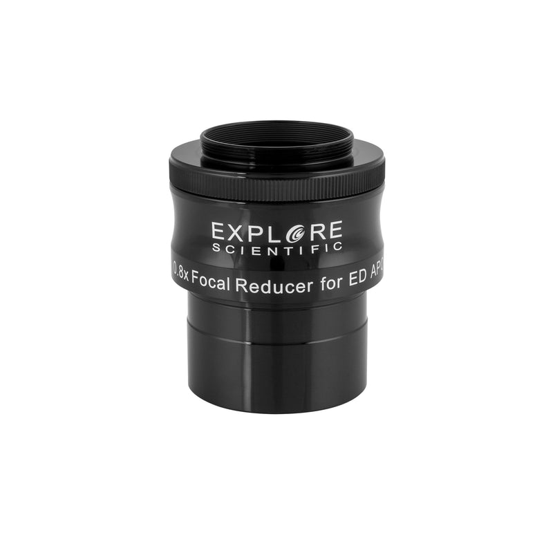 Explore Scientific ED80 Essential Series Air-Spaced Triplet Refractor Telescope with 0.8x Focal Reducer and iEXOS-100-2 PMC-Eight Equatorial Tracker System