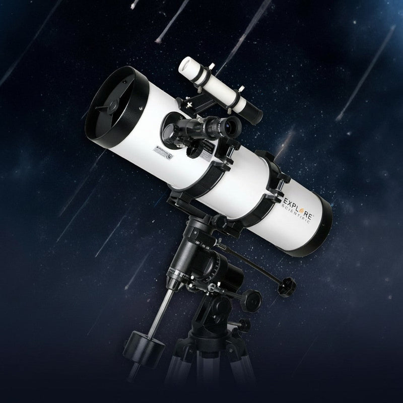 Explore Scientific ED80-FCD100 Series Air-Spaced Triplet Refractor Telescope + Field Flattener f/5 to f/7 (Bundle)