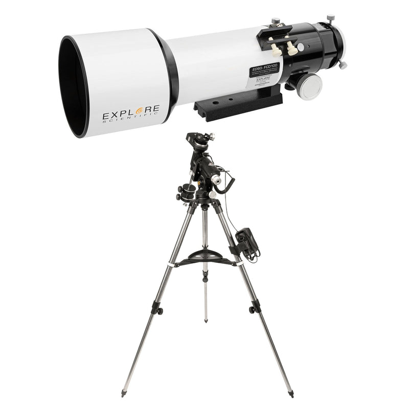 Explore Scientific ED80-FCD100 Triplet Refractor & iEXOS-100-02 Mount Bundle