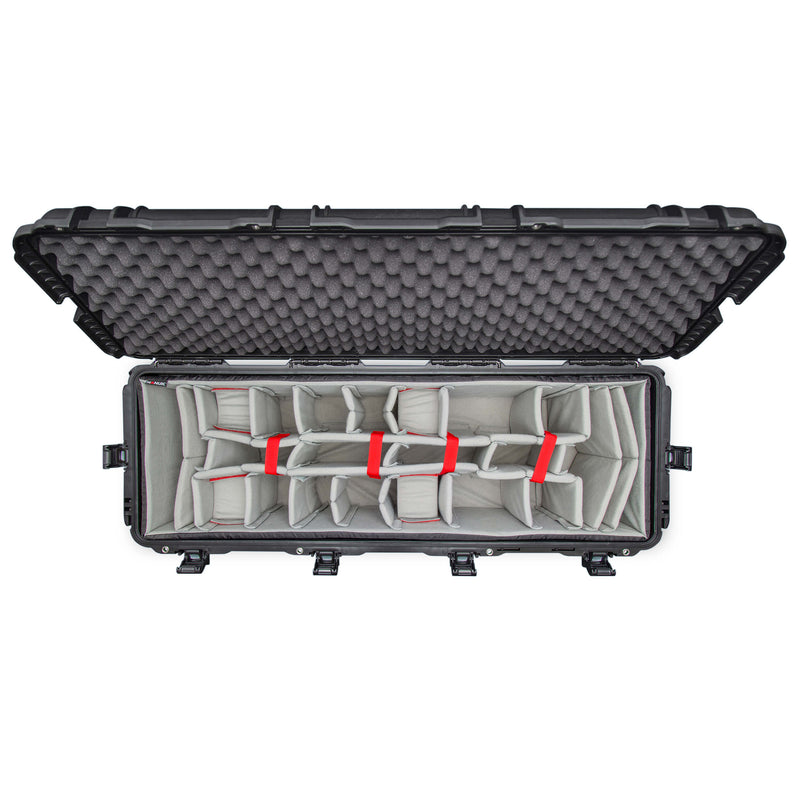 NANUK 988 Protective Case with Padded Dividers - 41.8" x 13.6" x 12.5"