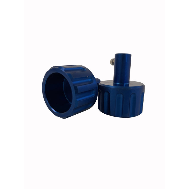 Orion Optics UK KN40x2 CNC machined Mount Knob BLUE set (KN40x2)
